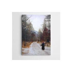 Dekolata Ormanlık Yol 70x100 cm Kanvas Tablo