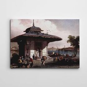 Dekolata Osmanlı Şadırvan 30x40 cm Kanvas Tablo