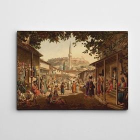Dekolata Osmanlı Sokakları 30x40 cm Kanvas Tablo