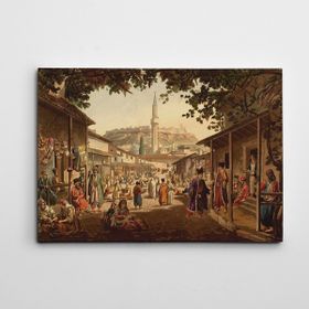 Dekolata Osmanlı Sokakları 35x50 cm Kanvas Tablo