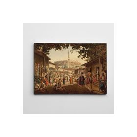 Dekolata Osmanlı Sokakları 60x85 cm Kanvas Tablo