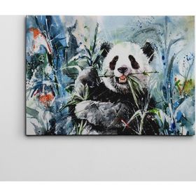 Dekolata Panda 70x100 cm Kanvas Tablo