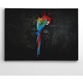 Dekolata Papağan Kanatlar 100x140 cm Kanvas Tablo