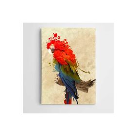 Dekolata Papağan Renkler 35x50 cm Kanvas Tablo