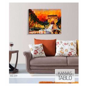 Dekolata Paris 50x70 cm Kanvas Tablo