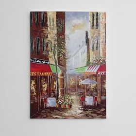 Dekolata Paris Manzara Yağlıboya Reprodüksiyon 60x85 cm Kanvas Tablo