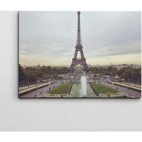 Dekolata Paris ve Eyfel 40x60 cm Kanvas Tablo
