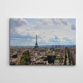 Dekolata Paris ve Eyfel 70x100 cm Kanvas Tablo