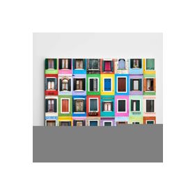 Dekolata Pencere Işık ve Kadın Modern Sanat 20x30 cm Kanvas Tablo