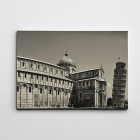 Dekolata Pisa Kulesi 40x60 cm Kanvas Tablo
