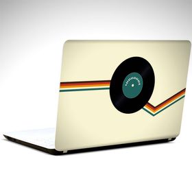 Dekolata Plak ve Müzik 38x27 cm Laptop Sticker