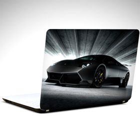 Dekolata Posche Işıklar 39x27 cm Laptop Sticker