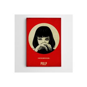 Dekolata Pulp Fiction Modern Sanat 30x40 cm Kanvas Tablo