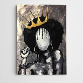 Dekolata Queen Modern Sanat 60x85 cm Kanvas Tablo
