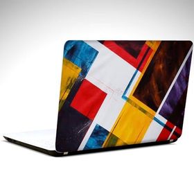 Dekolata Renkler ve Çizgiler 29x24 cm Laptop Sticker