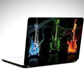 Dekolata Renkler ve Gitarlar 40.5x27 cm Laptop Sticker