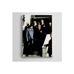 Dekolata Renkli Atatürk 40x60 cm Kanvas Tablo
