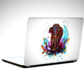 Dekolata Renkli Fil 40.5x27 cm Laptop Sticker
