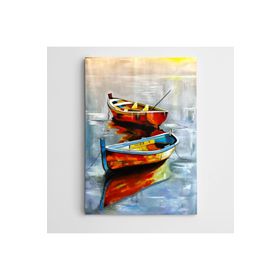 Dekolata Renkli Sandallar Modern Sanat 35x50 cm Kanvas Tablo