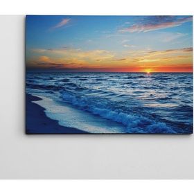 Dekolata Sahil ve Okyanus 70x100 cm Kanvas Tablo