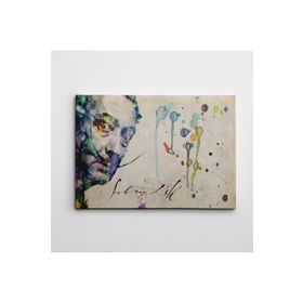 Dekolata Salvador Dali Suluboya 50x70 cm Kanvas Tablo