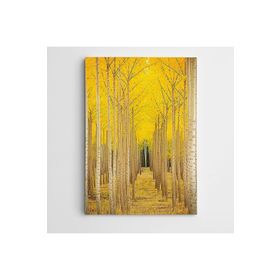 Dekolata Sarı Ağaçlar 35x50 cm Kanvas Tablo
