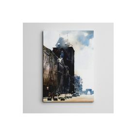 Dekolata Şehir ve Binalar Mini 60x85 cm Kanvas Tablo