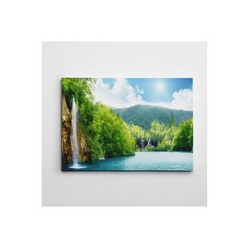 Dekolata Şelale 60x85 cm Kanvas Tablo