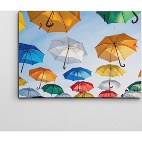 Dekolata Şemsiyeler 50x70 cm Kanvas Tablo