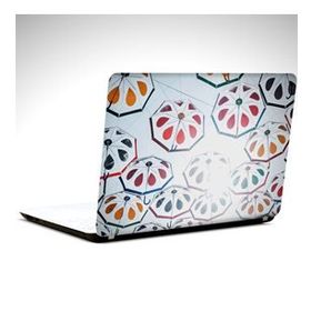 Dekolata Şemsiyeler ve Güneş 29x24 cm Laptop Sticker