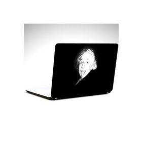 Dekolata Siyah Beyaz Einstein 38x27 cm Laptop Sticker