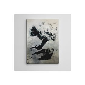 Dekolata Siyah Beyaz Mini 70x100 cm Kanvas Tablo