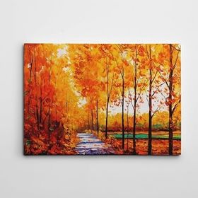 Dekolata Sonbahar 2 70x100 cm Kanvas Tablo