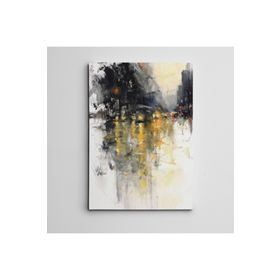 Dekolata Soyut Cadde 30x40 cm Kanvas Tablo