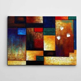 Dekolata Soyut Modern Sanat 30x40 cm Kanvas Tablo
