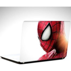 Dekolata Spider Man Beyaz 25x19 cm Laptop Sticker