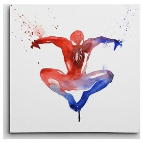 Dekolata Spider Man Kare 50x50 cm Kanvas Tablo