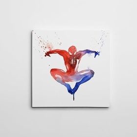 Dekolata Spider Man Kare 50x50 cm Kanvas Tablo