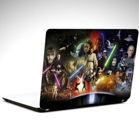 Dekolata Starwars Karakterleri 29x24 cm Laptop Sticker