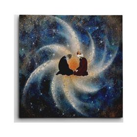 Dekolata Sufi Kare 50x50 cm Kanvas Tablo