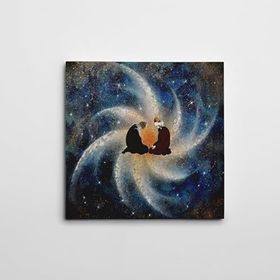 Dekolata Sufi Kare 50x50 cm Kanvas Tablo
