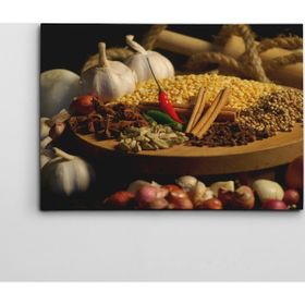 Dekolata Tahillar ve Sebzeler 40x60 cm Kanvas Tablo