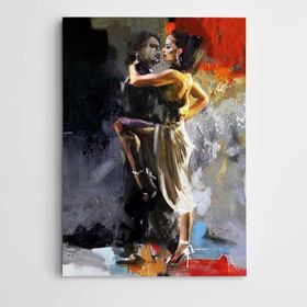 Dekolata Tango Modern Sanat 25x35 cm Kanvas Tablo