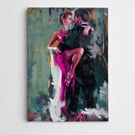 Dekolata Tango Modern Sanat 50x70 cm Kanvas Tablo