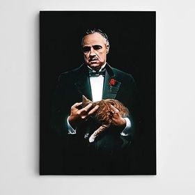 Dekolata The Godfather 70x100 cm Kanvas Tablo
