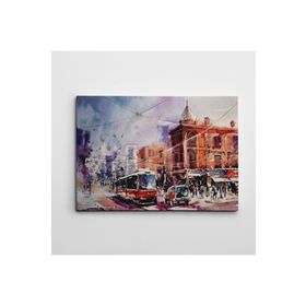 Dekolata Toronto Sulu Boya 40x60 cm Kanvas Tablo