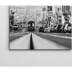 Dekolata Tramvay 50x70 cm Kanvas Tablo