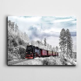 Dekolata Tren 70x100 cm Kanvas Tablo
