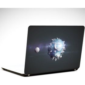 Dekolata Uydu Low Poly 34x24 cm Laptop Sticker