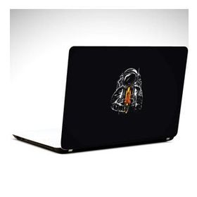 Dekolata Uydu ve Astronot 38x27 cm Laptop Sticker